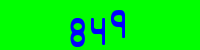 Blue Captcha Image