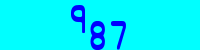 Blue Captcha Image