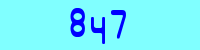 Blue Captcha Image
