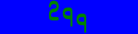 Blue Captcha Image