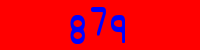 Blue Captcha Image