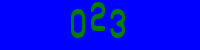 Blue Captcha Image