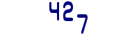Blue Captcha Image