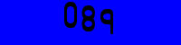 Blue Captcha Image