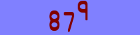 Blue Captcha Image