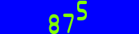 Blue Captcha Image