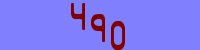 Blue Captcha Image