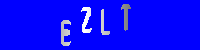 Blue Captcha Image