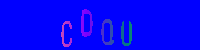 Blue Captcha Image