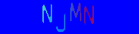 Blue Captcha Image