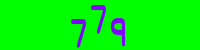 Blue Captcha Image