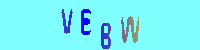 Blue Captcha Image