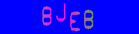 Blue Captcha Image